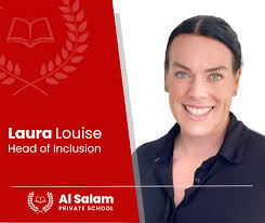 We are pleased to introduce our new Head of Inclusion, who will start her  new role in the new academic year in ASPS, Ms Laura Louise. Laura is a  dedicated and experienced
