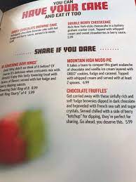 Then i removed from pan, drained some of the oil, added 1/2 cup of sliced red onion, i garlic clove chopped, 1 cup of red wine, 1/2 cup of chicken stock, and 1 good tbs of brown sugar. Dessert Menu Picture Of Red Robin Gourmet Burgers Brea Tripadvisor
