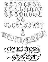 Ready to personalize and share in facebook and twitter. 26 Gangster Lettering Ideas Lettering Tattoo Lettering Fonts Tattoo Lettering