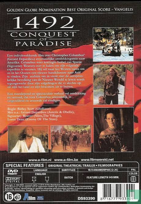 1492 - Conquest of Paradise DVD (2010) - DVD - LastDodo