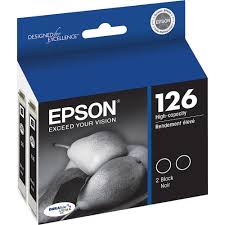 Epson Durabrite 126 Original Dual Black Ink Cartridge Walmart Com Walmart Com