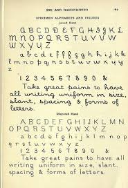 Specimen Alphabets And Figures Print Handwriting Handwriting Alphabet Types Of Handwriting