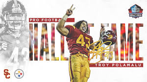 You cannot get players inducted into the hall of fame in madden 09 franchise mode. Former Trojan Troy Polamalu Voted Into Pro Football Hall Of Fame Usc Athletics