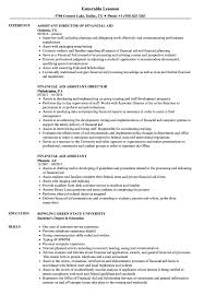 Assistant financial accountant resume examples & samples. Financial Aid Assistant Resume Samples Velvet Jobs