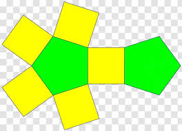 The pentagonal prism, or pip, is a prismatic uniform polyhedron. Pentagonal Prism Pyramid Net Shape Pentagon Triangular Transparent Png