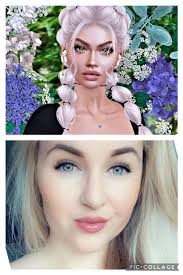 hey guys i'm kinda having trouble making my sim self, do you think she  looks like me? i know the hair is really bright i'm going to change that  lol. i think