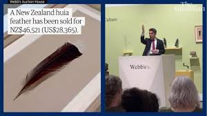 World Record Broken - Most Expensive Feather Ever — Webbs – Nz Specialist  Auctioneers & Valuers