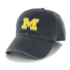 47 Brand University Of Michigan Navy Franchise Fitted Hat