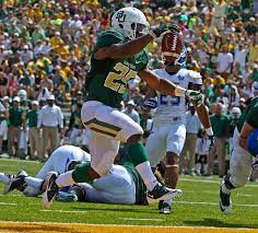 Baylor Running Back Lache Seastrunk Scores Against Buffalo Jerry Larson Ap Baylor Football Football Photography Baylor Athletics