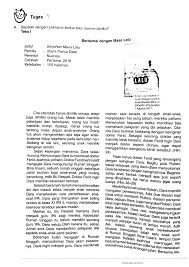 Tugas Membandingkan Isi Teks Resensi