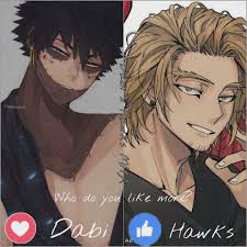 Lots of the art in here is outdated! Dabi X Hawks Mha Home Facebook