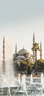 Die Blaue Moschee Alias Der Sultan Ahmed Moschee Smartphone Wallpaper In 2020 Islamic Wallpaper Hd Blue Mosque Islamic Wallpaper