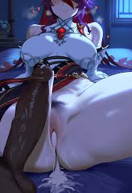 genshin impact, rosaria (genshin impact), gintoai, ai generated, bedroom -  R34 Vault