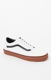 Black And Gum Vans Old Skool White Black Amp Gum Shoes Mens Vans Shoes Vans Gum Sole Shoes