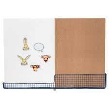 Ikea Mojlighet Noticeboard Whiteboard With Basket White Blue Combined Board With Magnetic Whiteboard And Noticeboar Magnetic White Board White Board Ikea