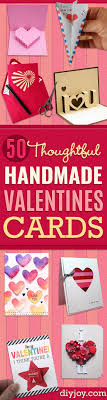 Ideas would be perfume, candy, massage oil, lingerie, etc. 50 Thoughtful Handmade Valentines Cards