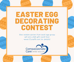 Easter Egg Decorating Contest Compassionate Care Michigan