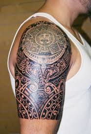 Best aztec tattoo outlines #23. 30 Aztec Inspired Tattoo Designs For Men Aztec Tattoo Designs Aztec Tattoo Tribal Shoulder Tattoos