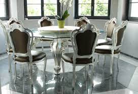 The glass table top is usually made from either pure clear glass or glossy shredded with decoration lines. Dining Table With Octagonal Glass Top Idfdesign