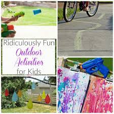 Get outside when the weather turns nice! Ridiculously Fun Outdoor Games For Kids How Wee Learn