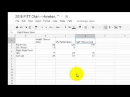 Lesson 9 Video 4 How To Edit Your 2016 Fitt Chart Youtube