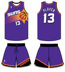 Get the nike phoenix suns jerseys in nba fastbreak, throwback, authentic, swingman and many more styles at fansedge today. Phoenix Suns Road Uniform Nba Outfit Phoenix Suns Jersey Design