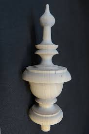 See below for more information on all of our decorative unfinished wood finials. Birch Wood Finial For Clock Bedpost Or Craft 4 3 8 High X1 7 8 Wide 18 The Grand Wood Finials Wood Hobby Wood