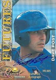 Dave Post autographed Baseball Card (Los Angeles Dodgers) 2001 Royal  Rookies #12