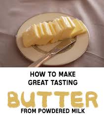 Powdered milk is made by removing the water from milk by many different processes. How To Make Butter From Powdered Milk Home Garden Diy