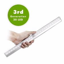 Oxyled Oxyled Oxysense T02s 14inch Rechargeable Motion Sensing Led Night Light 20 Super Bright Leds Night Light Bar For Closet Attics Hallway Washroom
