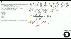 Check spelling or type a new query. Operasi Penjumlahan Bilangan Pecahan Dan Berpangkat Youtube