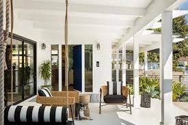 A mediterranean style outdoor patio with a fireplace features canterra stone in the color is tobacco. 40 Budget Ideas For Small Outdoor Spaces Hgtv