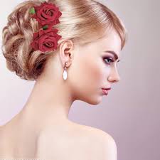 Amazon.com : Rose Hair Side Comb Flannelette Bride Hair Comb Accessory  Simulation Flower Hair Clip for Women Red : Beauty & Personal Care