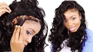 Flip Over Method No Parting Sew In Secrets Video Hair Twist Styles Sew In Straight Hair Hair Styles