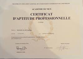 Diplome Cap Cuisine Aacook