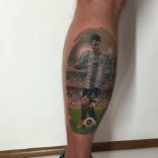Rafael makarov · dzikson wildstyle. Messi Tattoo On The Left Calf