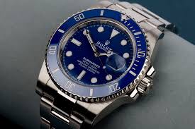 116619lb) with a blue dial and bezel. Rolex Submariner Date Watches Ref 116619lb White Gold Blue Dial The Watch Club