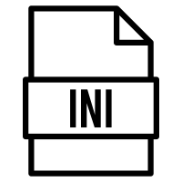 File extension ini has four unique file types (with the primary being the windows initialization file format) and is mostly associated with notepad++ (don ho) and seven other software programs. Ini File Icons Download Free Vector Icons Noun Project