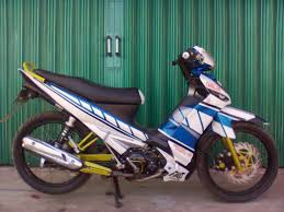 Modifikasi Motor Vega Zr Warna Merah Marun Motor Kendaraan Pembalap