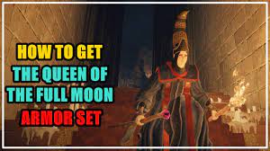 How to get The Queen of the Full Moon Armor Set Elden Ring - YouTube