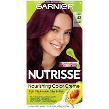 The hair is a natural brown hue that then turns into a color of deep and rich burgundy. Buy Garnier Nutrisse Hair Color 42 Deep Burgundy Black Cherry Online At Low Prices In India Amazon In