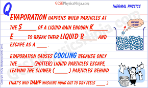 In practice the design liquid flow paths can be somewhat complicated in order to extract the most recoverable heat and to obtain the highest evaporation rates from the equipment. 42 How Evaporation Causes Cooling Gcsephysicsninja Com