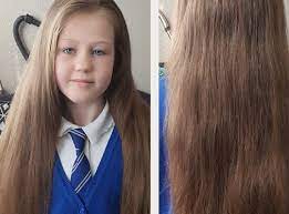 The more healthy hair that is donated, the more women and children can regain confidence as they fight their battles. Nine Year Old With Princess Hair Donating It To Make Wigs The Independent The Independent