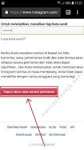 Hapus akun instagram ternyata gak ribet. Cara Menghapus Akun Instagram Permanen Lewat Hp Musdeoranje Net