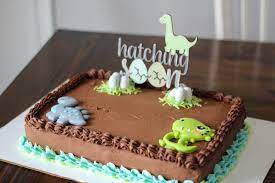 How To Make A Dinosaur Themed Baby Shower Cake