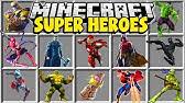 Minecraft pe superhero mod tanitimi. Superheroes Minecraft Mod Iron Man Hulk Thor Superman Minecraft Mods Youtube