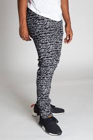 5 Pocket Scribble Pants Black Shopperboard