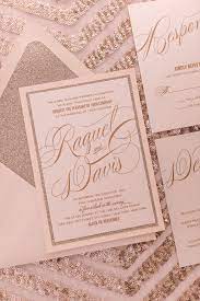 Just Invite Me Blush Wedding Invitations Cheap Wedding Invitations Glitter Wedding Invitations
