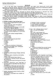 Maybe you would like to learn more about one of these? Top Pdf Soal Bahasa Indonesia Kelas 4 Sd 123dok Com