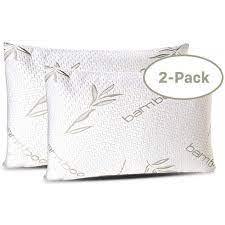 Discover the pros and cons of memory foam pillows, which can help support your neck and improve sleep quality. Sleepsia Bamboo Pillow King Size Premium Memory Foam Pillow With Washable Pillow Case Adjustable 2 Pack King Walmart Com Walmart Com